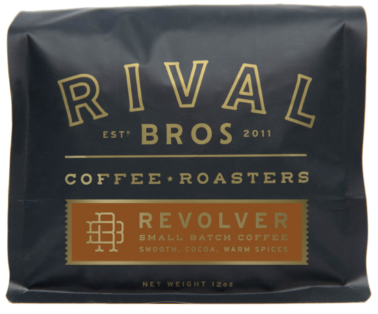 12oz bag of Revolver blend coffee