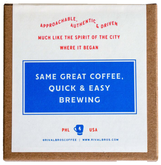 back view of ace instant coffee package