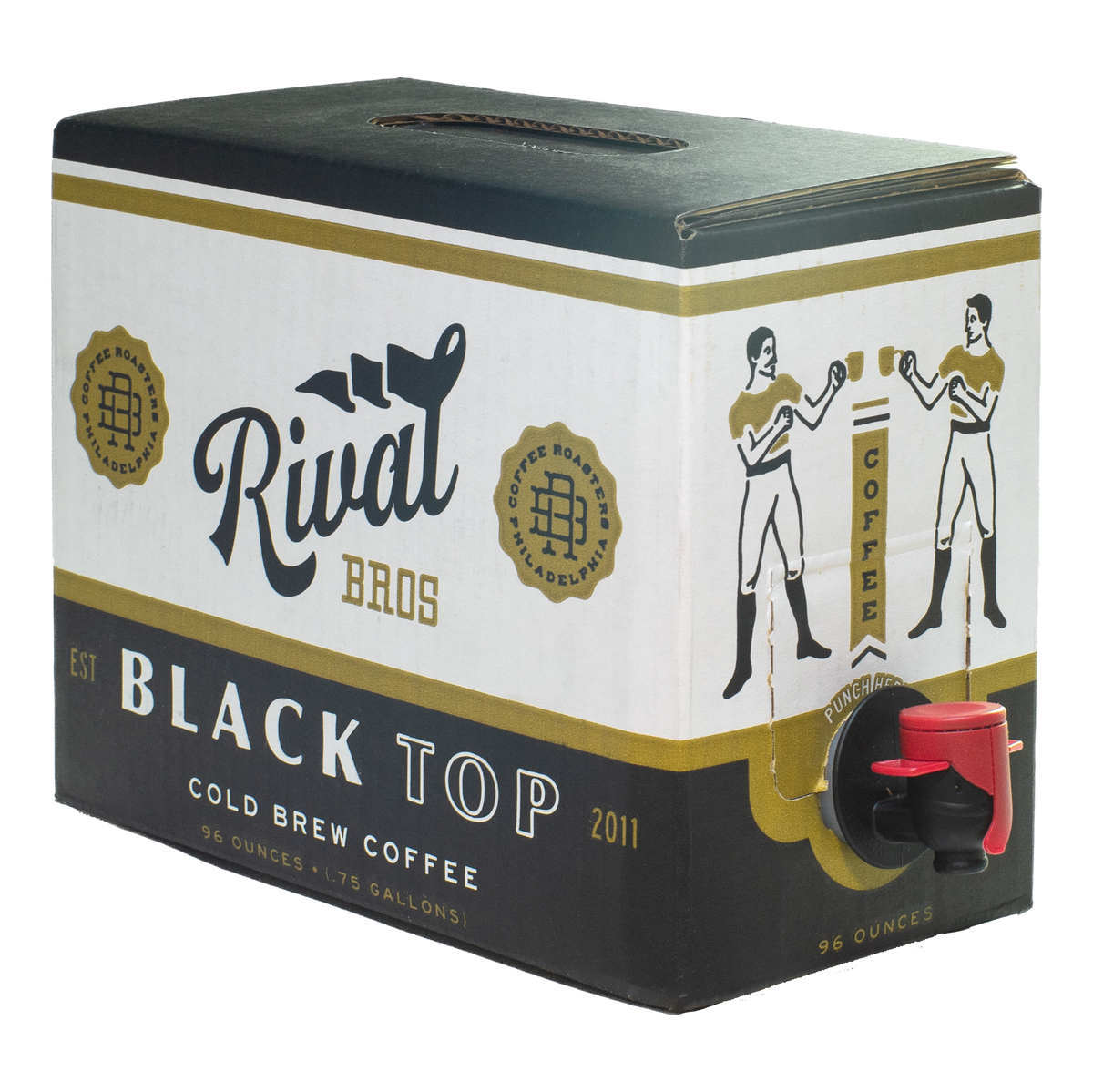 Black Top 96oz Cold Brew Fridge Pack