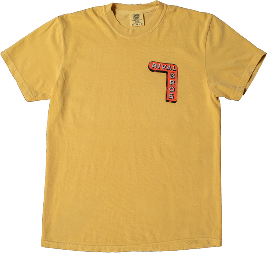 Rival Bros Summer Tee | FREEZO Mustard
