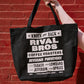 Rival Canvas Tote Bag (Black)