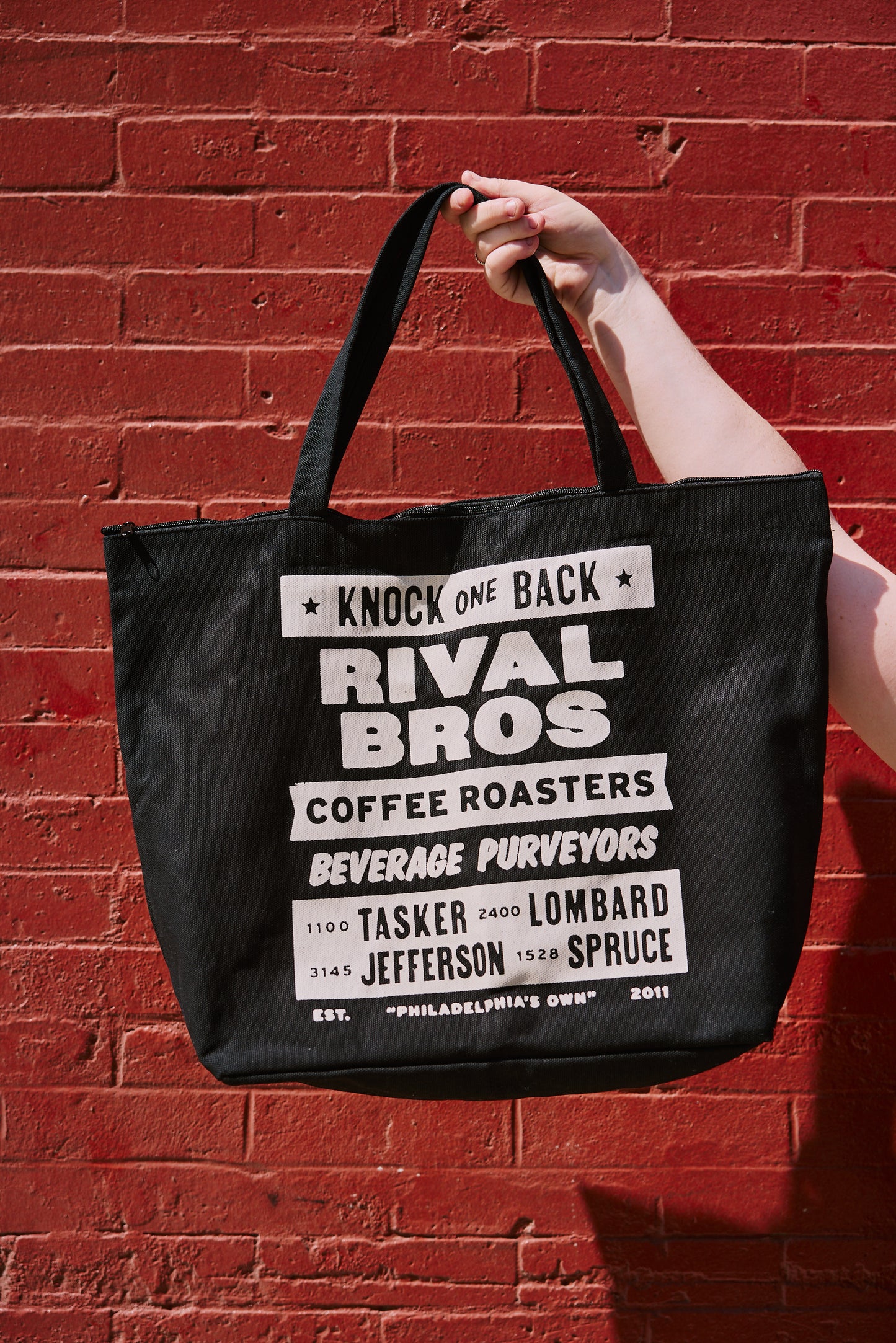 Rival Canvas Tote Bag (Black)