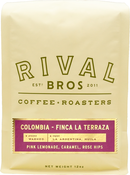 Rival Bros Colombia Finca La Terraza Washed, 12oz bag