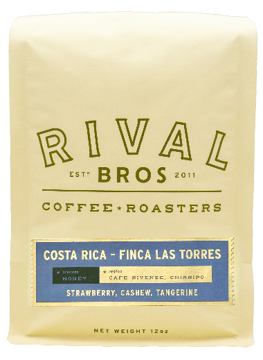 Rival Bros Costa Rica Finca Las Torres honey single-origin coffee bag