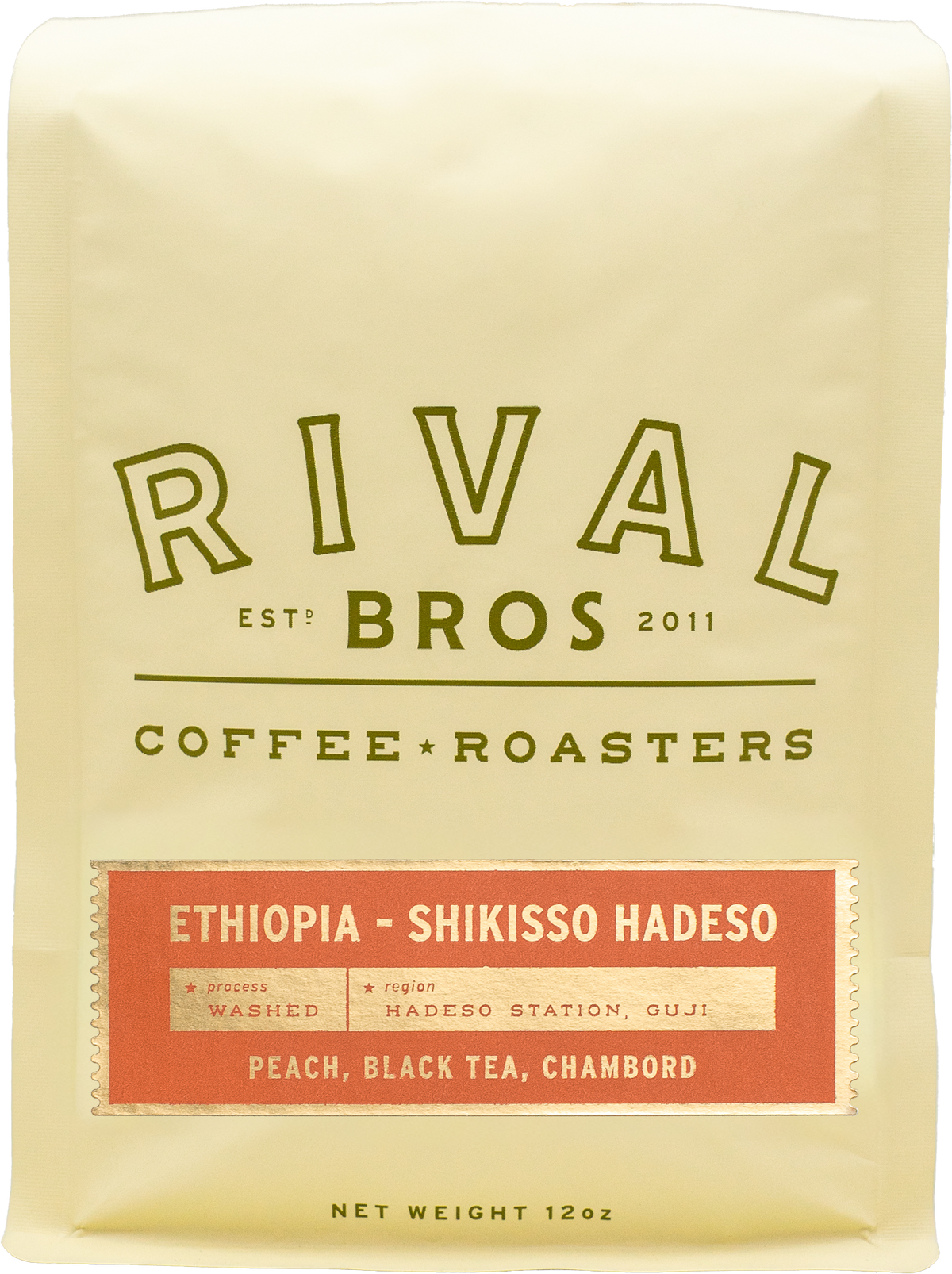 Rival Bros Ethiopia Guji Shikisso Hadeso Washed, 12oz bag