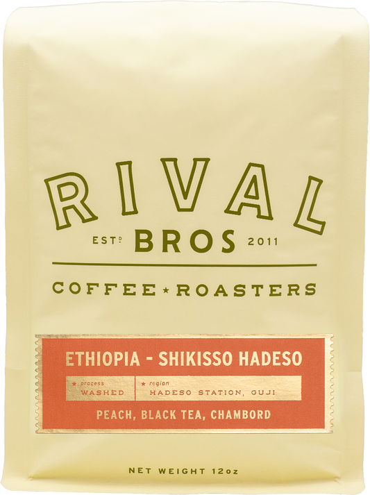 Rival Bros Ethiopia Guji Shikisso Hadeso Washed, 12oz bag