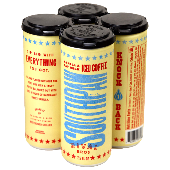 4pack of Southpaw ready to drink iced coffee