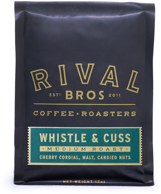Rival Bros Whistle & Cuss medium roast, 12oz bag
