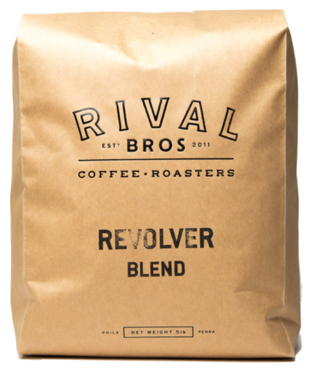 5lb bag of Revolver blend coffee